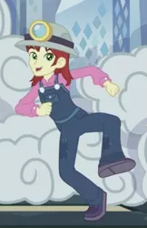 Size: 459x709 | Tagged: safe, derpibooru import, screencap, nolan north, equestria girls, equestria girls series, opening night, background human, clothes, cropped, male, pants, shoes, smiling, solo