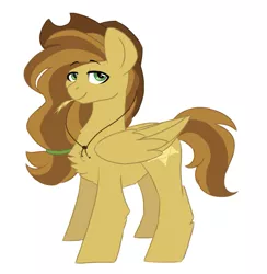 Size: 763x783 | Tagged: safe, artist:piidorenko, artist:vovanpetuh, derpibooru import, oc, oc:hayloft, pegasus, pony, cowboy hat, female, hat, magical gay spawn, mare, offspring, parent:braeburn, parent:soarin', parents:soarburn, simple background, straw in mouth, white background