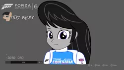 Size: 1440x810 | Tagged: safe, artist:forzaveteranenigma, derpibooru import, octavia melody, equestria girls, england, forza motorsport 6