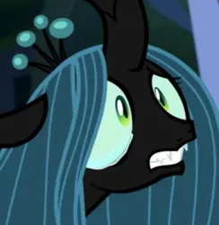 Size: 724x742 | Tagged: changedling, changeling, changeling queen, cropped, crying, cute, cutealis, derpibooru import, diaocelles, disguise, disguised changeling, faic, fangs, female, icon, ocellus, queen chrysalis, sad, sadorable, safe, screencap, solo, tears of sadness, teeth, what lies beneath