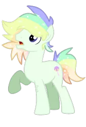 Size: 1080x1588 | Tagged: safe, artist:ponkus, derpibooru import, oc, oc:glitter glaze, unofficial characters only, earth pony, pony, base used, male, multicolored hair, simple background, solo, sparkles, stallion, transparent background