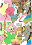 Size: 2598x3626 | Tagged: explicit, artist:amaichix, derpibooru import, discord, fluttershy, anthro, bat pony, comic:teat party, angry, big breasts, blowjob, bottomless, breasts, busty fluttershy, clothes, comic, cup, discord raping fluttershy, disembodied penis, dubious consent, female, flutterbat, image, male, nudity, oral, out of character, partial nudity, penis, png, race swap, rape, sex, straight, suddenly penis, sweat, teacup, vulgar