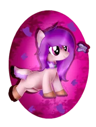 Size: 1024x1347 | Tagged: safe, artist:absolitedisaster08, derpibooru import, oc, unofficial characters only, butterfly, earth pony, pony, deer tail, female, mare, simple background, solo, transparent background