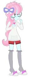 Size: 240x588 | Tagged: safe, artist:bezziie, derpibooru import, oc, oc:strawberry pie, equestria girls, equestria girls-ified, glasses, simple background, solo, transparent background