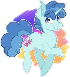 Size: 1234x1358 | Tagged: safe, artist:pixelyte, derpibooru import, party favor, pony, unicorn, looking at you, male, simple background, smiling, solo, stallion, transparent background