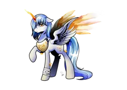 Size: 3507x2480 | Tagged: safe, artist:dormin-kanna, derpibooru import, oc, oc:crystal, unofficial characters only, alicorn, pony, alicorn oc, commission, female, horn, mare, simple background, solo, transparent background, wings