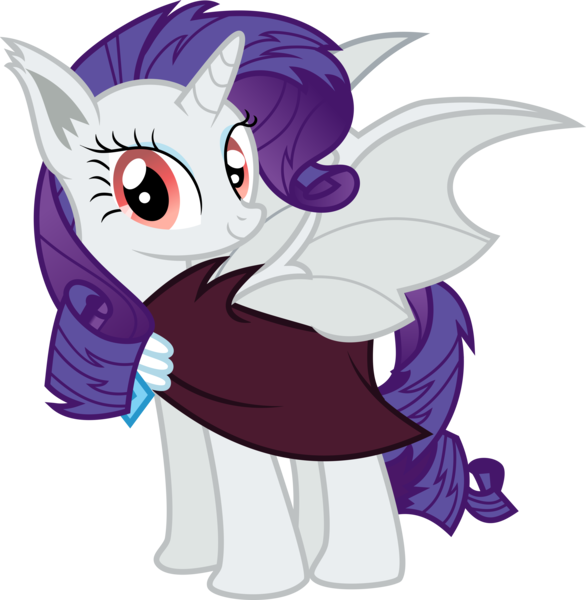 Size: 6144x6286 | Tagged: safe, artist:digimonlover101, derpibooru import, rarity, alicorn, bat pony, bat pony alicorn, vampire, absurd resolution, alicornified, bat ponified, bat wings, female, gameloft, horn, mobile game, race swap, raribat, raricorn, simple background, smiling, solo, transparent background, wings