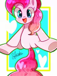 Size: 900x1200 | Tagged: safe, artist:yuyutsuka_0130, derpibooru import, pinkie pie, earth pony, pony, female, mare, solo