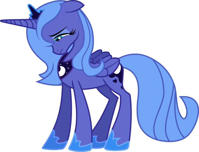 Download 1486084 Absurd Resolution Alicorn Artist Frownfactory Crown Cutie Mark Derpibooru Import Female Friendship Is Magic Horseshoes Jewelry Mare Peytral Princess Luna Regalia S1 Luna Sad Safe Simple Background Solo Svg Svg Available