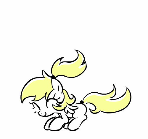 Size: 500x468 | Tagged: safe, artist:pestil, artist:petsimile, derpibooru import, oc, oc:luftkrieg, unofficial characters only, pegasus, pony, animated, aryan, aryan pony, blonde, bouncing, cute, eyes closed, female, filly, gif, happy, jumping, luftkriebetes, nazi, nazipone, ponytail, simple background, smiling, white background