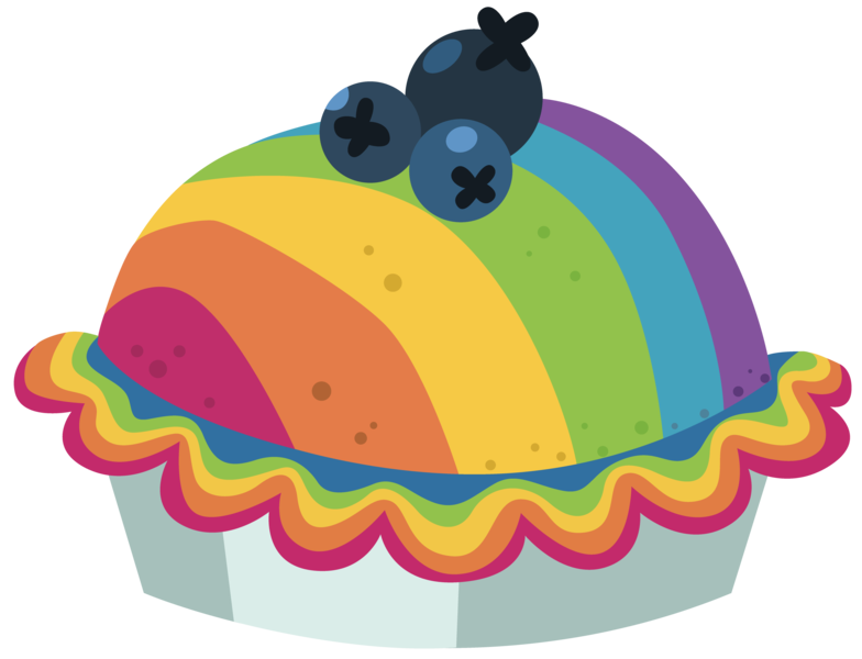 Size: 3413x2612 | Tagged: artist:dragonchaser123, blueberry, derpibooru import, food, no pony, pie, rainbow blueberry pie, resource, safe, secrets and pies, simple background, transparent background, vector