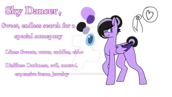 Size: 1024x576 | Tagged: safe, artist:lightxwolf19, derpibooru import, oc, oc:sky dancer, unofficial characters only, pegasus, pony, deviantart watermark, female, mare, obtrusive watermark, reference sheet, simple background, solo, transparent background, watermark