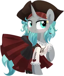 Size: 1376x1632 | Tagged: safe, artist:xsidera, derpibooru import, oc, oc:rym, unofficial characters only, pony, unicorn, clothes, dress, hat, simple background, solo, transparent background