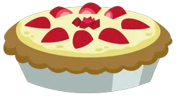 Size: 4613x2510 | Tagged: artist:dragonchaser123, derpibooru import, food, no pony, pie, resource, safe, secrets and pies, simple background, strawberry, strawberry pie, transparent background, vector