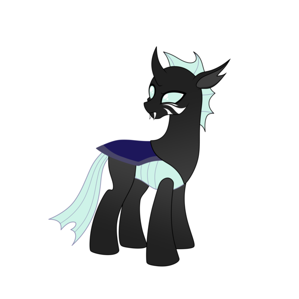 Size: 4000x4000 | Tagged: artist:darkstorm mlp, changedling, changeling, derpibooru import, male, oc, oc:maxilla, safe, simple background, solo, transparent background, unofficial characters only, white changeling