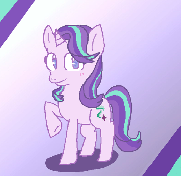 Size: 819x796 | Tagged: safe, artist:tomatosquiddo, derpibooru import, starlight glimmer, pony, unicorn, solo