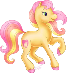 Size: 568x617 | Tagged: safe, artist:conphettey, derpibooru import, oc, oc:ragamuffin, unofficial characters only, earth pony, pony, colored hooves, female, g2, mare, raised hoof, simple background, solo, transparent background