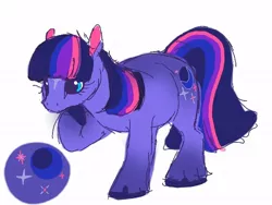 Size: 640x480 | Tagged: safe, artist:conphettey, derpibooru import, twilight sparkle, earth pony, pony, leak, spoiler:g5, earth pony twilight, female, g5, mare, redesign, simple background, solo, twilight sparkle (g5), white background