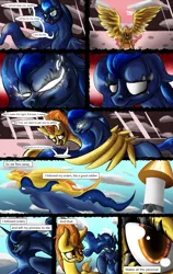 Size: 811x1280 | Tagged: artist:masterofintrigue, comic, comic:apocalyponies, crying, derpibooru import, princess luna, rebellion, semi-grimdark, spitfire, teary eyes