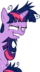 Size: 336x595 | Tagged: crazy face, derpibooru import, faic, insanity, lesson zero, safe, simple background, solo, that fucking cat, transparent background, twilight snapple, twilight sparkle, twilynanas