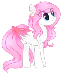 Size: 1048x1244 | Tagged: safe, artist:angelamusic13, artist:teepew, derpibooru import, oc, oc:angela music, unofficial characters only, pegasus, pony, base used, female, mare, simple background, solo, transparent background, two toned wings, wings