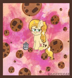 Size: 1181x1280 | Tagged: abstract background, adorabiscuit, artist:krazykari, cookie, cookie jar, cute, derpibooru import, food, safe, sweet biscuit