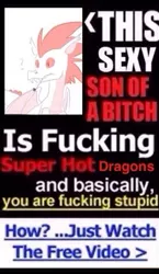 Size: 276x476 | Tagged: clickbait, confused, dank memes, derpibooru import, dragon, edit, female, fizzle, meme, porn ads, shitposting, solo, solo female, suggestive, text