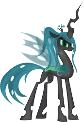 Size: 5000x7224 | Tagged: absurd resolution, artist:ifoxtrax, dead source, derpibooru import, queen chrysalis, robot, safe, simple background, solo, transparent background, vector