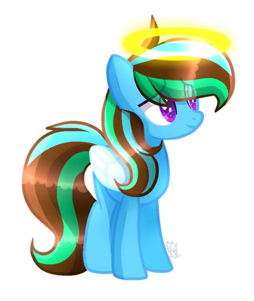 Size: 904x1069 | Tagged: safe, artist:sugaryicecreammlp, derpibooru import, oc, oc:angel, pegasus, pony, female, mare, simple background, solo, transparent background