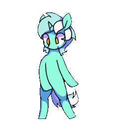 Size: 473x473 | Tagged: safe, artist:shovrike, derpibooru import, lyra heartstrings, pony, unicorn, animated, bipedal, cute, dancing, female, flossing (dance), frame by frame, gif, image, lyrabetes, mare, no pupils, simple background, solo, transparent background