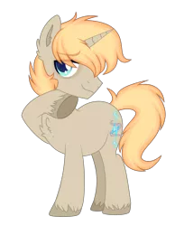 Size: 2001x2583 | Tagged: safe, artist:tuzziixx, derpibooru import, oc, oc:summerset, unofficial characters only, pony, unicorn, cloven hooves, male, simple background, solo, stallion, transparent background, vector