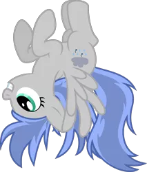 Size: 6570x7708 | Tagged: safe, artist:rainbowrage12, derpibooru import, oc, oc:silver rains, unofficial characters only, pegasus, pony, absurd resolution, female, flying, mare, simple background, smiling, solo, transparent background, upside down