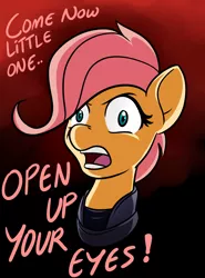 Size: 5000x6751 | Tagged: absurd resolution, alternate universe, artist:poecillia-gracilis19, derpibooru import, fluttershy, open up your eyes, project seaponycon, safe