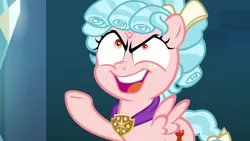 Size: 1280x720 | Tagged: safe, derpibooru import, screencap, cozy glow, pegasus, pony, school raze, cozy glow is best facemaker, crazy glow, female, filly, foal, insanity, pure concentrated unfiltered evil of the utmost potency, pure unfiltered evil, solo