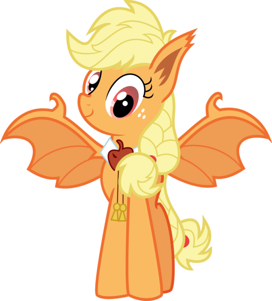 Size: 5957x6602 | Tagged: safe, artist:digimonlover101, derpibooru import, part of a set, applejack, bat pony, earth pony, pony, vampire, spoiler:comic, spoiler:comic33, absurd resolution, applebat, bat ponified, female, freckles, gameloft, mobile game, race swap, simple background, solo, transparent background, vampirism, vector