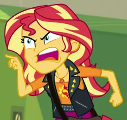 Size: 726x684 | Tagged: safe, derpibooru import, screencap, sunset shimmer, equestria girls, equestria girls series, forgotten friendship, angry, cropped, geode of empathy, magical geodes, shrunken pupils, solo