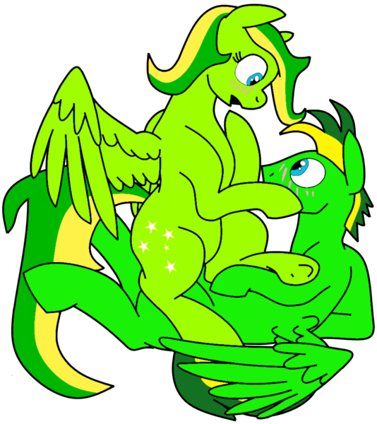 Size: 869x976 | Tagged: suggestive, artist:didgereethebrony, derpibooru import, oc, oc:boomerang beauty, oc:didgeree, unofficial characters only, pegasus, pony, awkward moment, blue eyes, blushing, boomeree, cutie mark, female, male, mare, oc x oc, shipping, simple background, stallion, transparent background