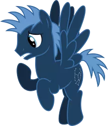 Size: 5157x6000 | Tagged: safe, alternate version, artist:chainchomp2, derpibooru import, star hunter, pegasus, pony, wonderbolts academy, absurd resolution, background pony, flying, male, simple background, solo, stallion, transparent background, vector