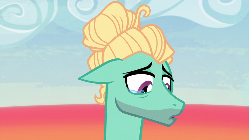 Size: 1280x720 | Tagged: safe, derpibooru import, screencap, zephyr breeze, pony, flutter brutter, season 6, crying, hair bun, male, solo, stallion