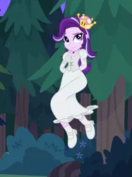 Size: 1417x1890 | Tagged: safe, artist:phucknuckl, derpibooru import, starlight glimmer, equestria girls, booette, boulder, breasts, bush, cleavage, clothes, collar, cosplay, costume, crossover, crown, dress, female, floating, flower, forest, grass, halloween, halloween 2018, halloween costume, hands behind back, happy, holiday, jewelry, king boo, levitation, looking up, magic, necklace, night, night sky, nightmare night, nightmare night 2018, nightmare night costume, nintendo, outdoors, regalia, rock, shoes, sky, smiling, socks, solo, stars, stone, super crown, super mario bros., telekinesis, tree, wall of tags