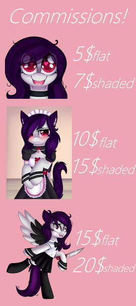 Size: 3000x6727 | Tagged: advertisement, artist:xcinnamon-twistx, commission info, commission open, derpibooru import, knife, prices, price sheet, safe