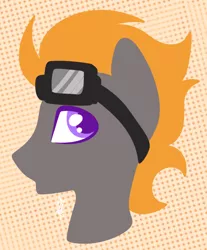 Size: 894x1080 | Tagged: abstract background, bust, derpibooru import, glasses, goggles, lineless, oc, oc:aj, safe, solo, unofficial characters only