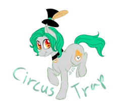 Size: 1024x884 | Tagged: safe, artist:kimyowolf, derpibooru import, oc, oc:circus trap, earth pony, pony, colt, hat, male, simple background, solo, top hat, transparent background