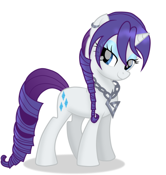 Size: 4996x5290 | Tagged: safe, artist:rainbow15s, derpibooru import, rarity, absurd resolution, ace attorney, crossover, design, klavier gavin