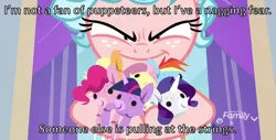Size: 1986x1009 | Tagged: safe, derpibooru import, edit, edited screencap, screencap, cozy glow, pegasus, pony, school raze, caption, cropped, discord (eurobeat brony), discovery family logo, eurobeat brony, evil grin, female, filly, grin, image macro, meme, odyssey eurobeat, puppet, pure concentrated unfiltered evil of the utmost potency, pure unfiltered evil, smiling, solo, song reference, text, twilight's office