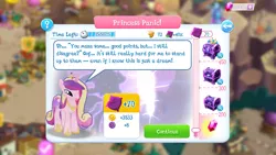 Size: 1280x720 | Tagged: cute, cutedance, derpibooru import, faic, gameloft, group quests, oof, princess cadance, safe, tantabus