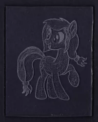 Size: 1266x1572 | Tagged: safe, artist:malte279, derpibooru import, oc, oc:colonia, earth pony, pony, acrylic glass, acrylic plastic, acrylight, craft, engraving, led, mascot