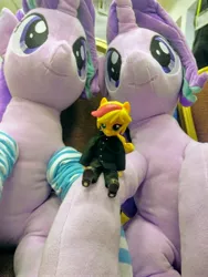 Size: 3000x4000 | Tagged: safe, derpibooru import, applejack, starlight glimmer, equestria girls, appletini, bjd, clothes, doll, equestria girls minis, eqventures of the minis, irl, micro, photo, plushie, socks, toy