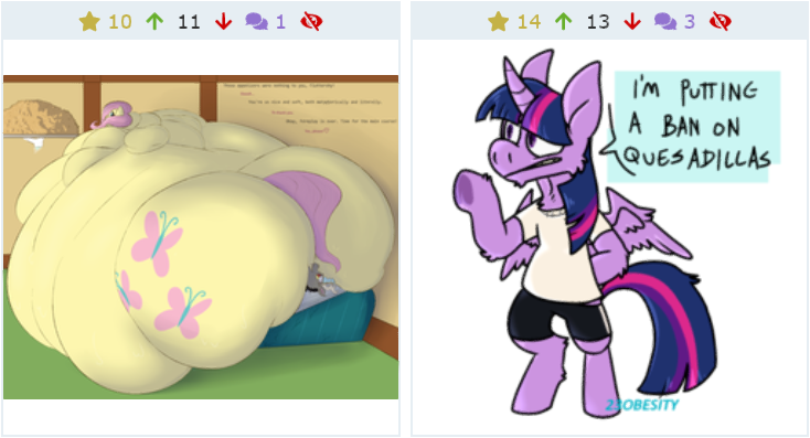 Size: 734x397 | Tagged: questionable, artist:lupin quill, artist:pony-puke, derpibooru import, discord, fluttershy, twilight sparkle, twilight sparkle (alicorn), alicorn, pony, semi-anthro, derpibooru, bed, bedroom, bedroom eyes, belly, big belly, bingo wings, blob, butt, chubby cheeks, dialogue, discoshy, faceful of ass, facesitting, fat, fattershy, feedee, feeder, feeding, female, flutterbutt, fluttershy's cottage, food, foreplay, french fries, hand, hay fries, huge belly, huge butt, immobile, impossibly large belly, impossibly large butt, impossibly obese, juxtaposition, juxtaposition win, large butt, magic, magic hands, male, meme, meta, morbidly obese, obese, open mouth, plot, property damage, rolls of fat, shipping, straight, sweat, sweatdrop, this will end in weight gain