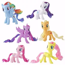 Size: 500x500 | Tagged: alicorn, annoying, applejack, derpibooru import, fluttershy, merchandise, official, pinkie pie, rainbow dash, rarity, rerelease, safe, toy, twilight sparkle, twilight sparkle (alicorn)